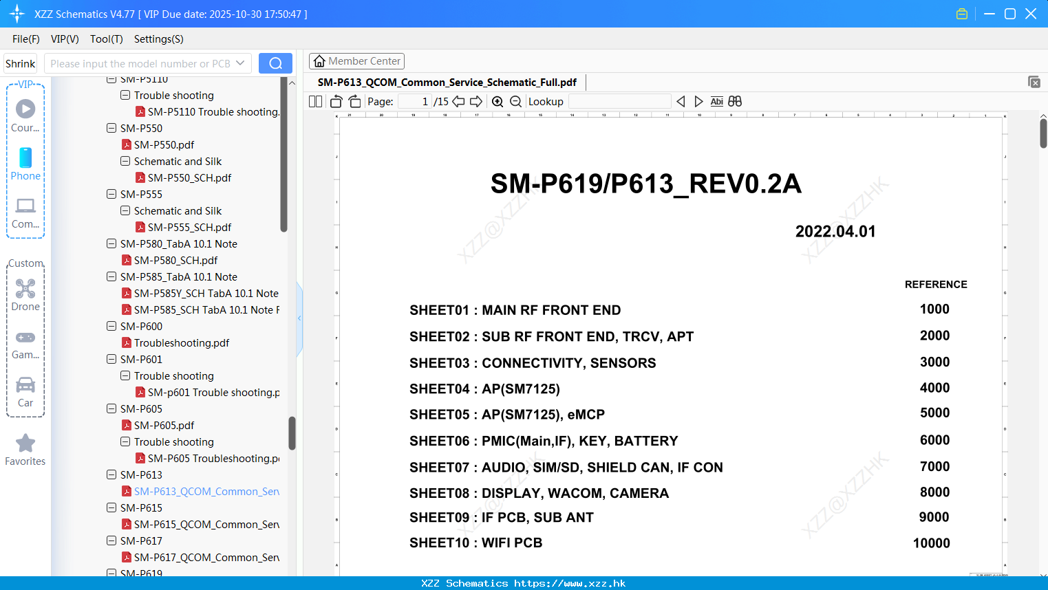 Samsung SM-P613_QCOM_Common_Service_Schematic_Full